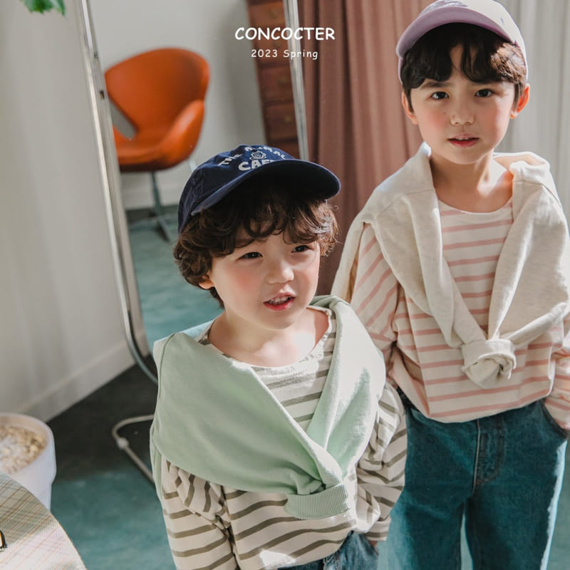 Concocter - Korean Children Fashion - #magicofchildhood - See Pretty Stripes Tee - 12