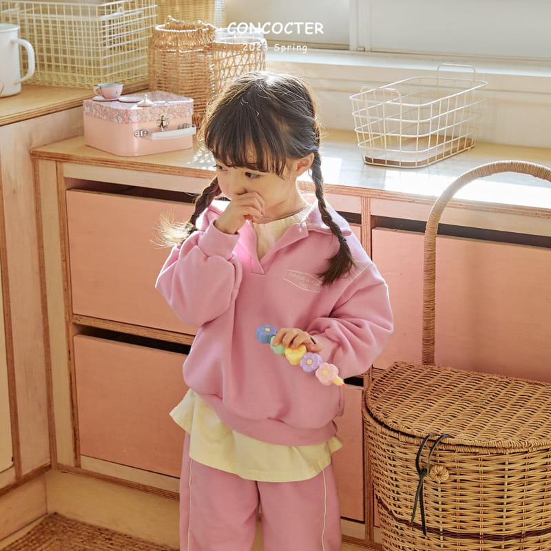 Concocter - Korean Children Fashion - #prettylittlegirls - Sophistication Piping Top Bottom Set - 8