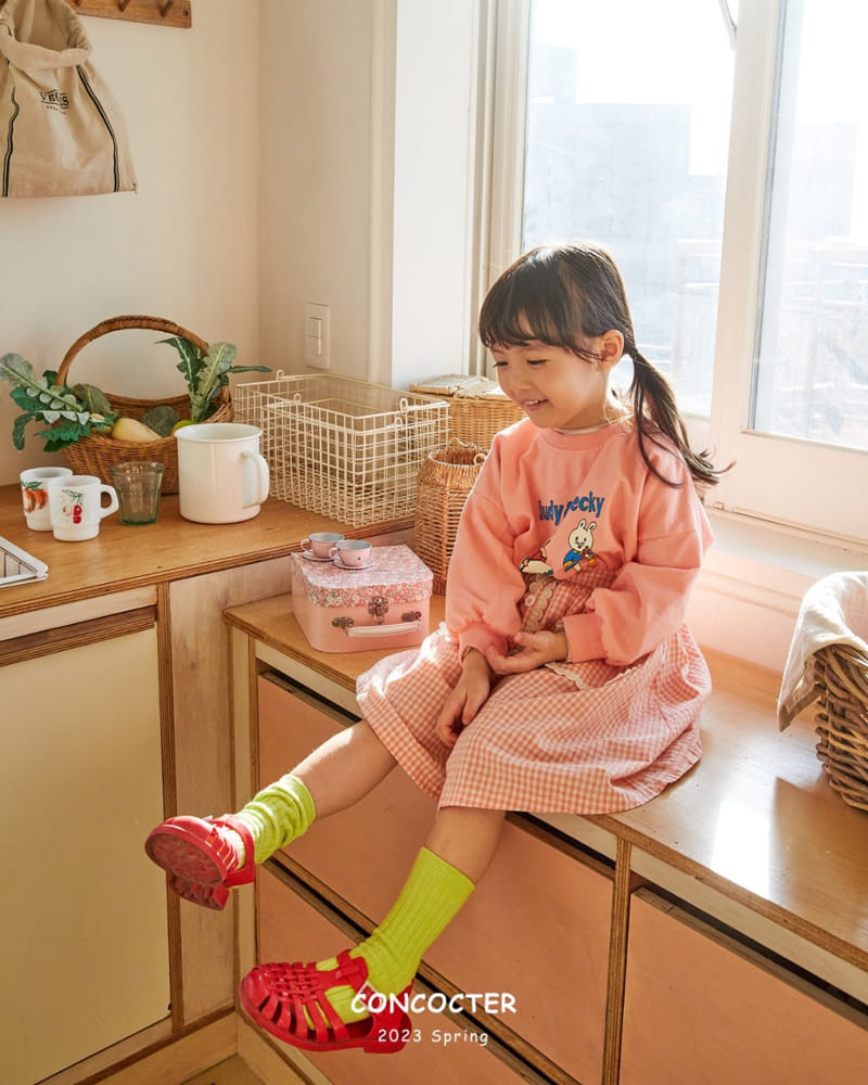 Concocter - Korean Children Fashion - #prettylittlegirls - Lace Pong Dang Honey Chess Skirt - 6