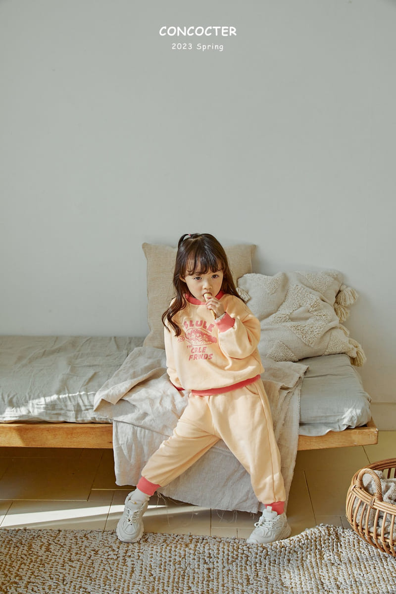 Concocter - Korean Children Fashion - #prettylittlegirls - Ddorr Friends Top Bottom Set - 3