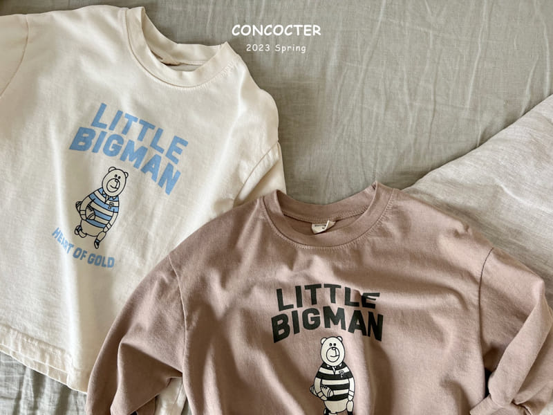 Concocter - Korean Children Fashion - #stylishchildhood - Big Man Bear Tee - 5