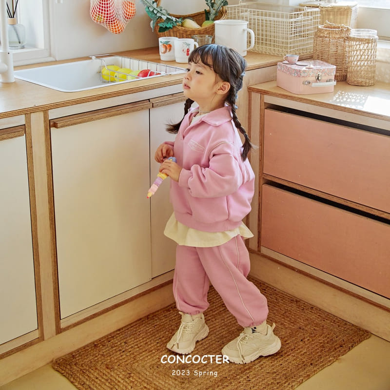 Concocter - Korean Children Fashion - #todddlerfashion - Sophistication Piping Top Bottom Set - 9