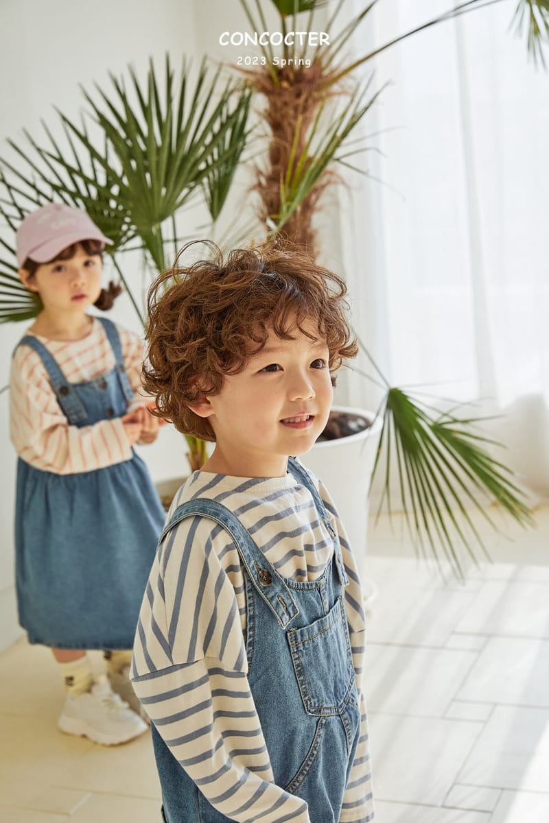 Concocter - Korean Children Fashion - #toddlerclothing - Bbogle Dungarees Pants - 7