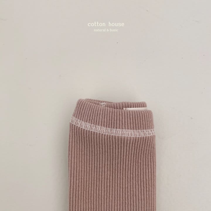Cotton House - Korean Baby Fashion - #babyboutique - Rib Leggings - 9