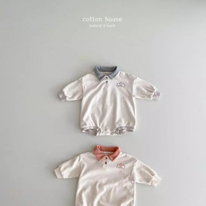 Cotton House - Korean Baby Fashion - #babylifestyle - Terry Bodysuit - 7