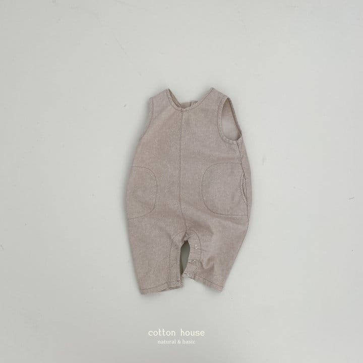 Cotton House - Korean Baby Fashion - #babyoninstagram - Pigment Jumpsuit - 4