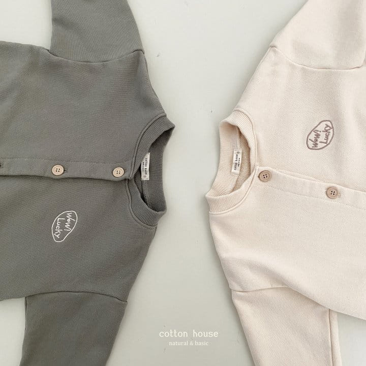 Cotton House - Korean Baby Fashion - #babyoutfit - Lucky Bodysuit - 8