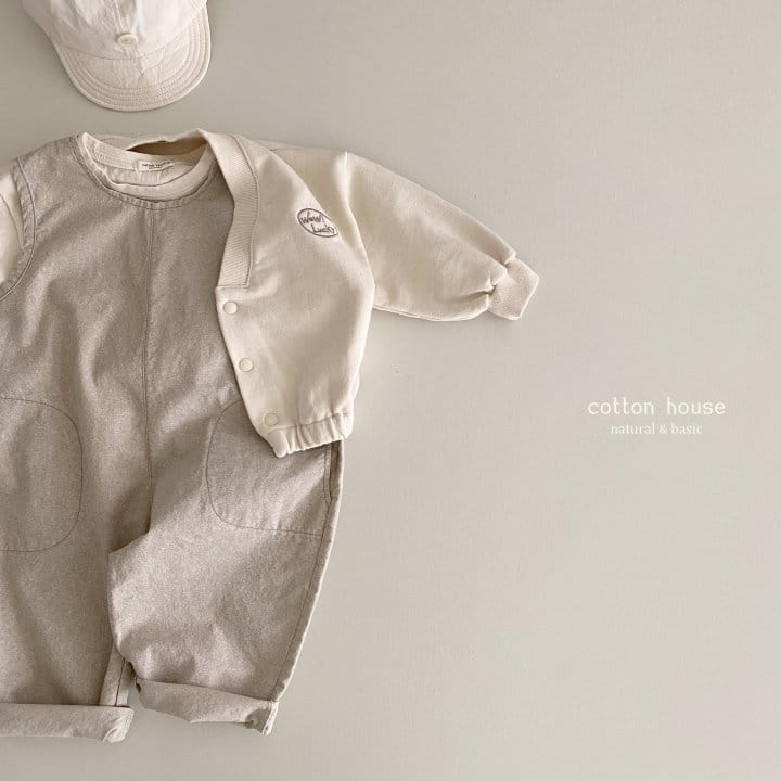 Cotton House - Korean Baby Fashion - #babyoutfit - Pigment Jumpsuit - 5