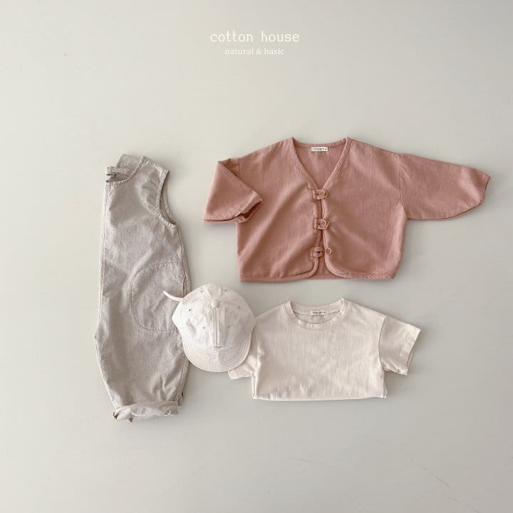 Cotton House - Korean Baby Fashion - #babyoutfit - Pigment Jumpsuit - 6