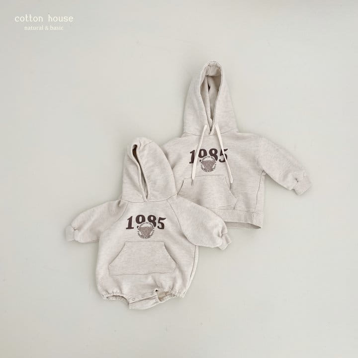 Cotton House - Korean Baby Fashion - #babywear - 1985 Hoody Bodysuit  - 11
