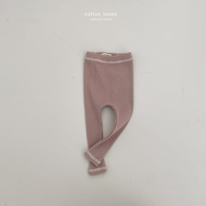 Cotton House - Korean Baby Fashion - #onlinebabyboutique - Rib Leggings - 6