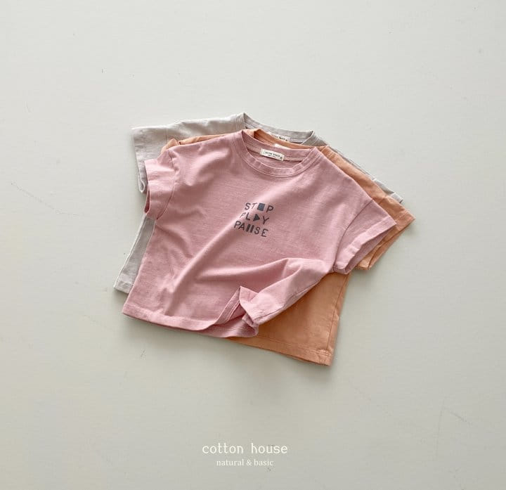 Cotton House - Korean Children Fashion - #designkidswear - Play Short Sleeves Tee - 2