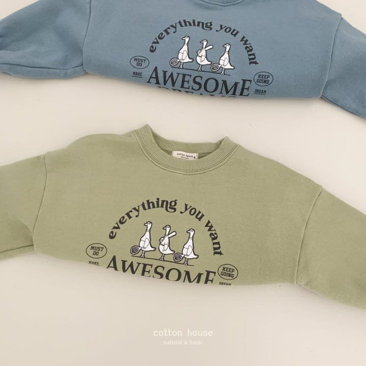Cotton House - Korean Children Fashion - #discoveringself - Duck Sweatshirt - 10