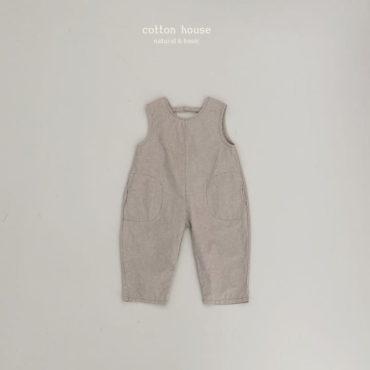 Cotton House - Korean Children Fashion - #discoveringself - Pigment Jumpsuit - 2