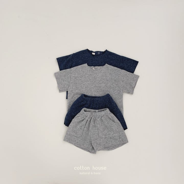 Cotton House - Korean Children Fashion - #kidsshorts - Pero Knit Top Bottom Set - 8