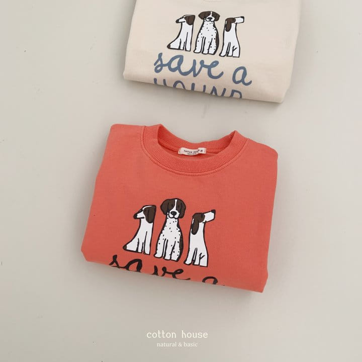 Cotton House - Korean Children Fashion - #kidsstore - Hound Sweatshirt - 12