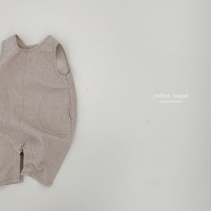 Cotton House - Korean Children Fashion - #littlefashionista - Pigment Jumpsuit - 8
