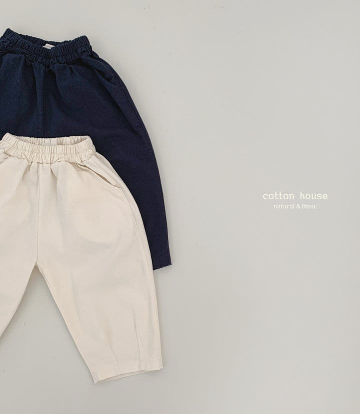 Cotton House - Korean Children Fashion - #littlefashionista - Tapered Dart Pants - 5