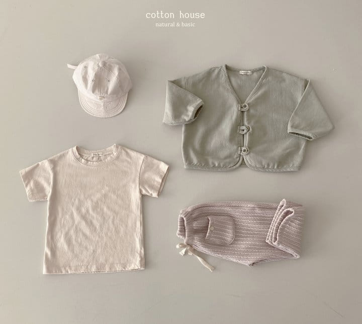 Cotton House - Korean Children Fashion - #littlefashionista - Piping Loose Cardigan - 11