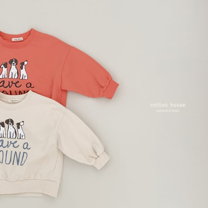 Cotton House - Korean Children Fashion - #minifashionista - Hound Sweatshirt