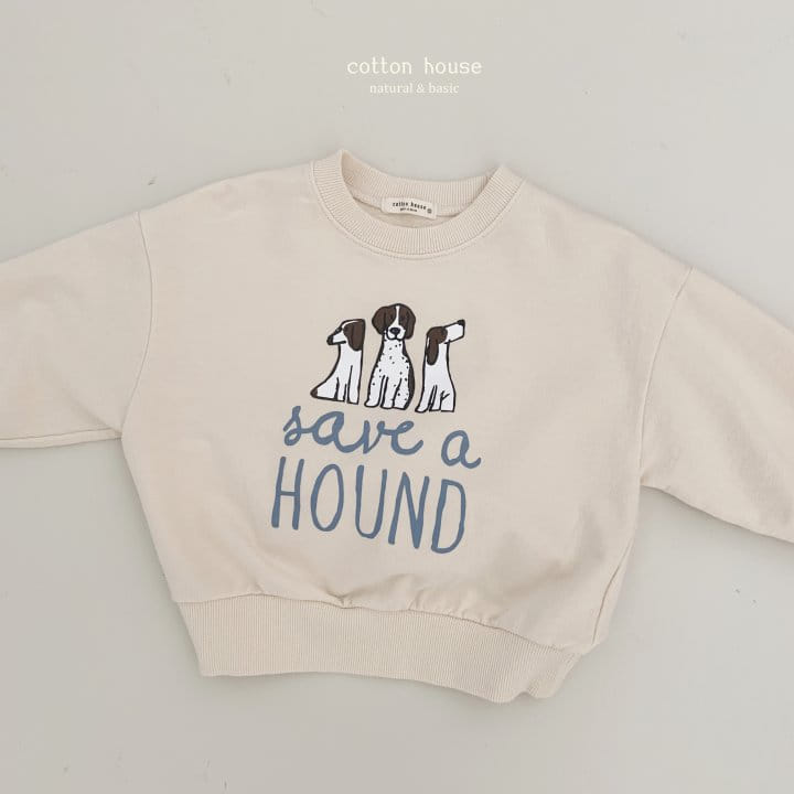 Cotton House - Korean Children Fashion - #stylishchildhood - Hound Sweatshirt - 5