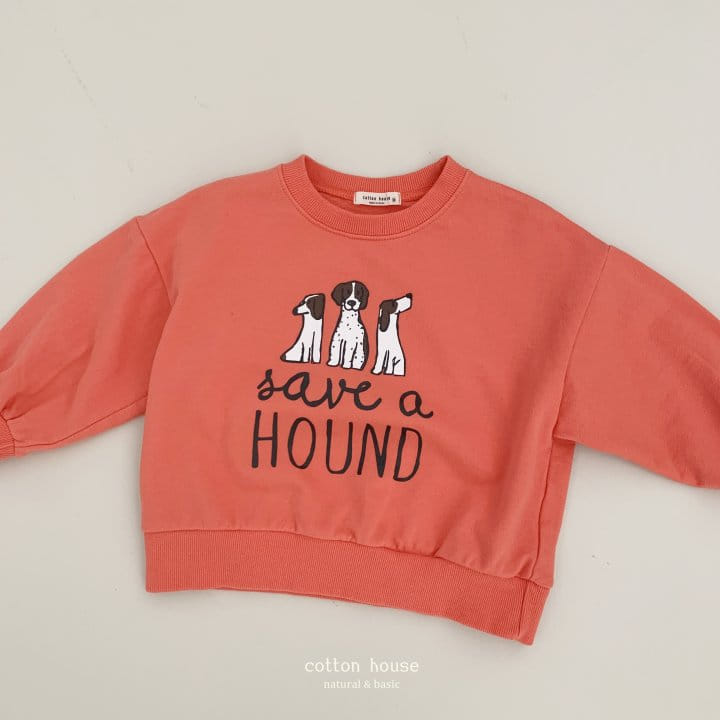 Cotton House - Korean Children Fashion - #todddlerfashion - Hound Sweatshirt - 4
