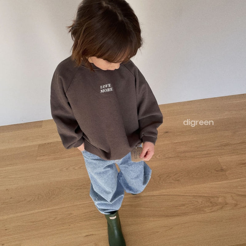 Digreen - Korean Children Fashion - #childofig - Love More Sweatshirt - 4