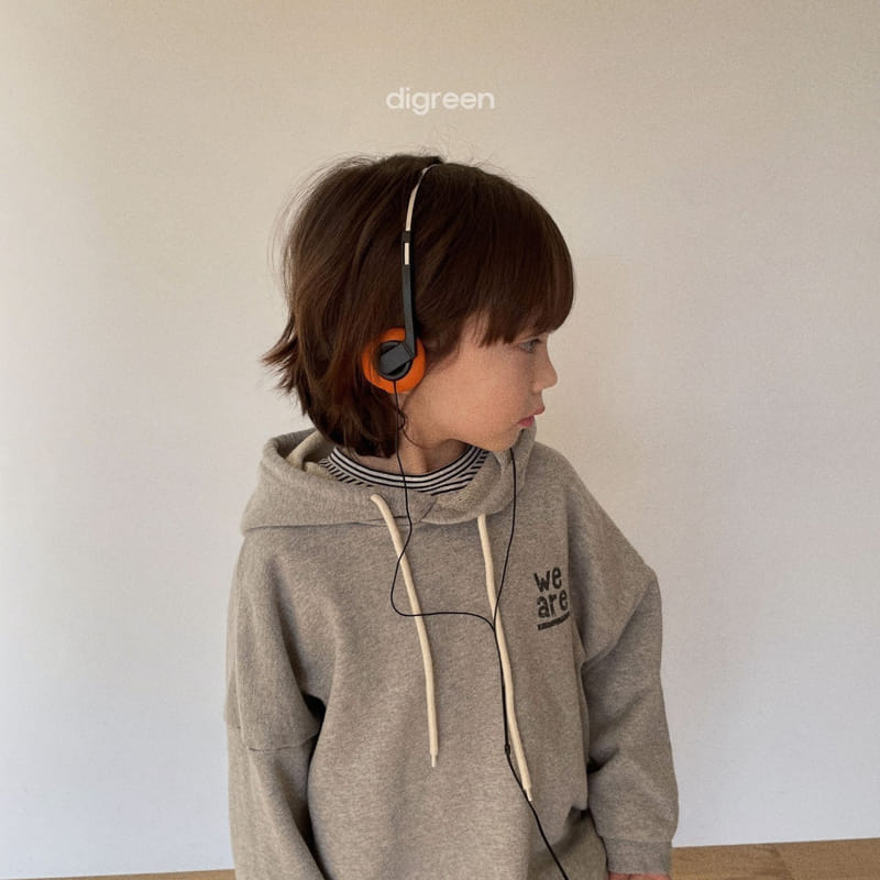 Digreen - Korean Children Fashion - #childrensboutique - We Are Long Hoody - 10