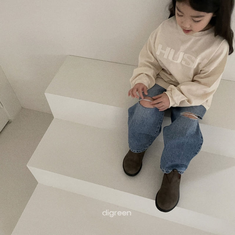 Digreen - Korean Children Fashion - #childrensboutique - Cutting Jeans - 2