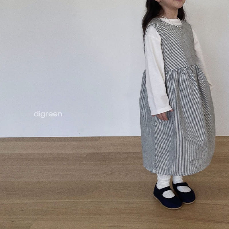 Digreen - Korean Children Fashion - #childofig - Denim One-piece - 4