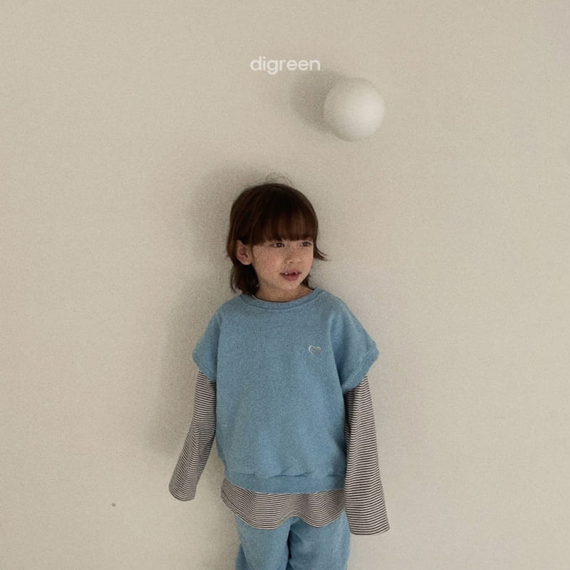Digreen - Korean Children Fashion - #childrensboutique - Heart Vest - 9