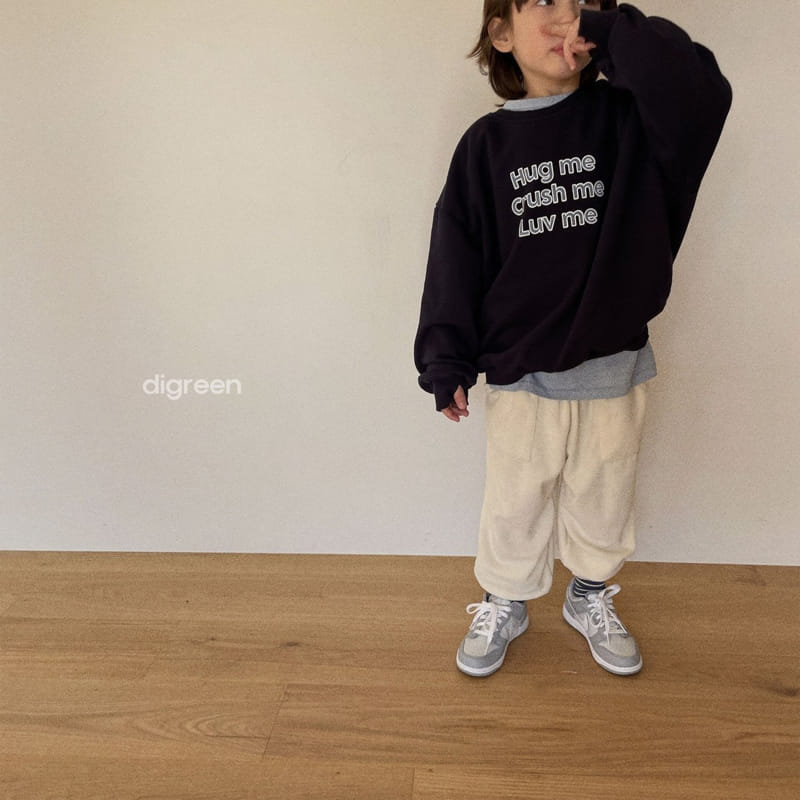 Digreen - Korean Children Fashion - #discoveringself - Finger Hole Sweatshirt