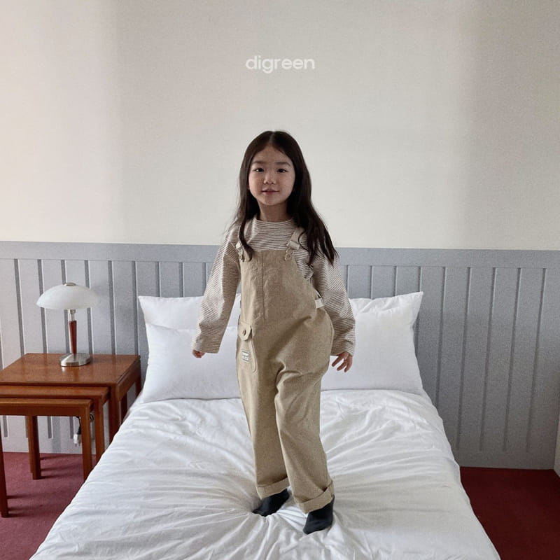 Digreen - Korean Children Fashion - #fashionkids - Timber Overalls - 3