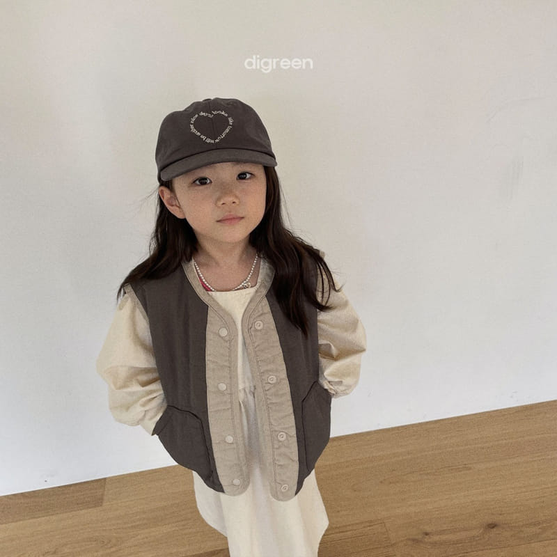 Digreen - Korean Children Fashion - #fashionkids - Reversible Vest - 10