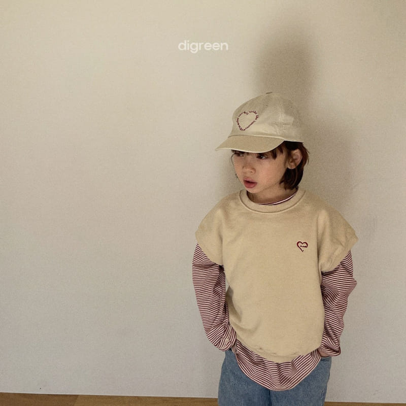 Digreen - Korean Children Fashion - #kidsshorts - Heart Cap