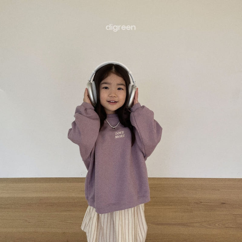 Digreen - Korean Children Fashion - #kidsshorts - Love More Sweatshirt - 9