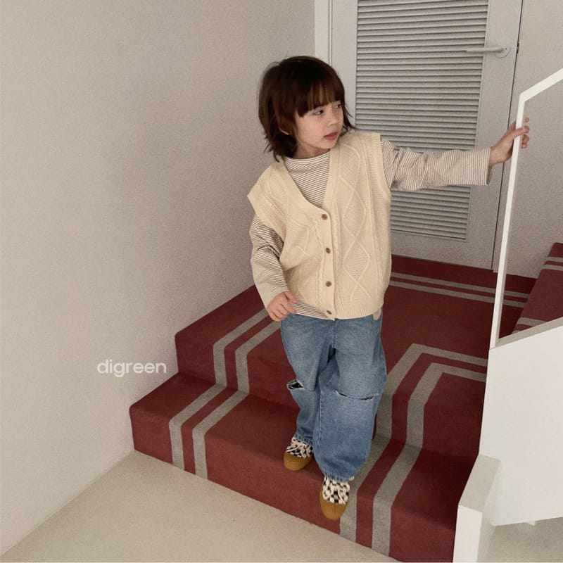 Digreen - Korean Children Fashion - #kidsshorts - Cutting Jeans - 6
