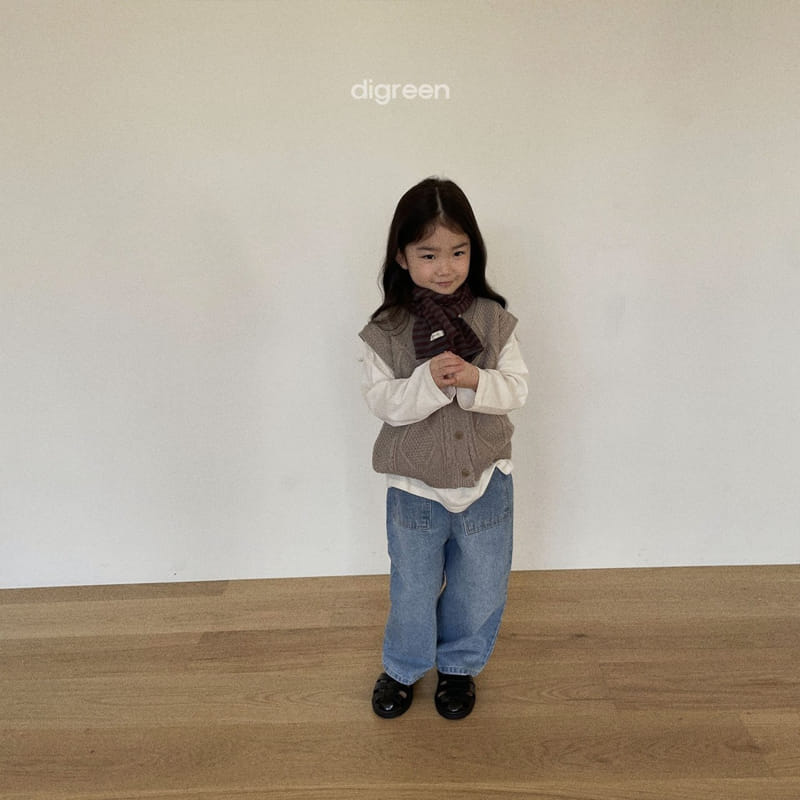 Digreen - Korean Children Fashion - #kidsshorts - Square Jeans