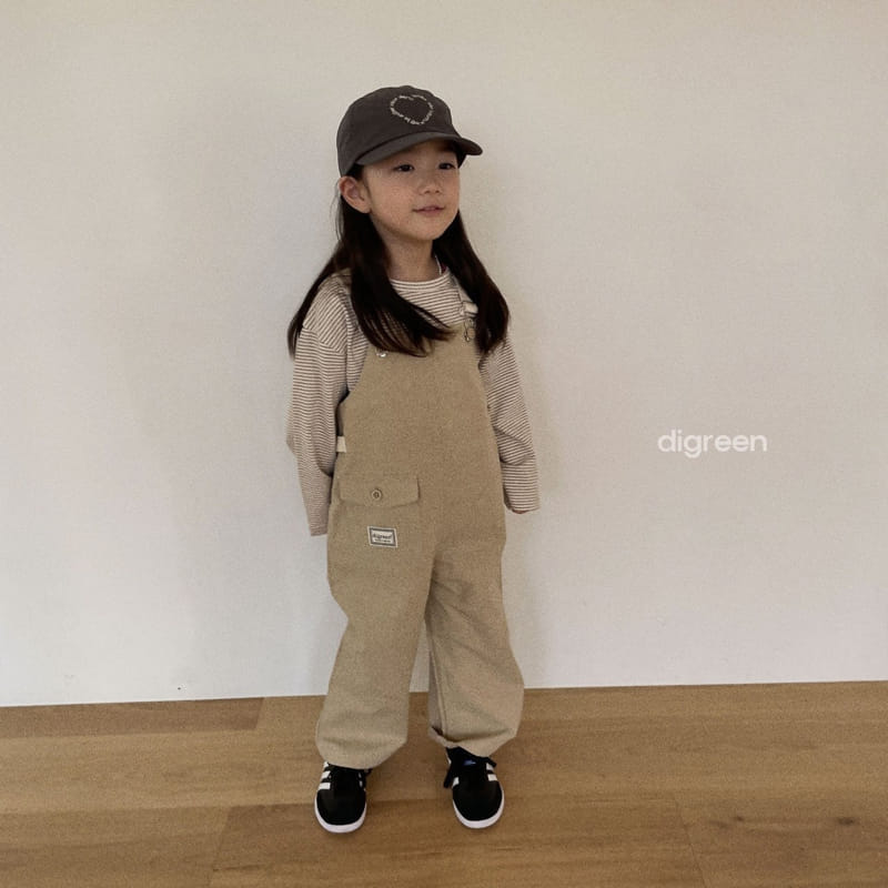 Digreen - Korean Children Fashion - #kidsstore - Timber Overalls - 5
