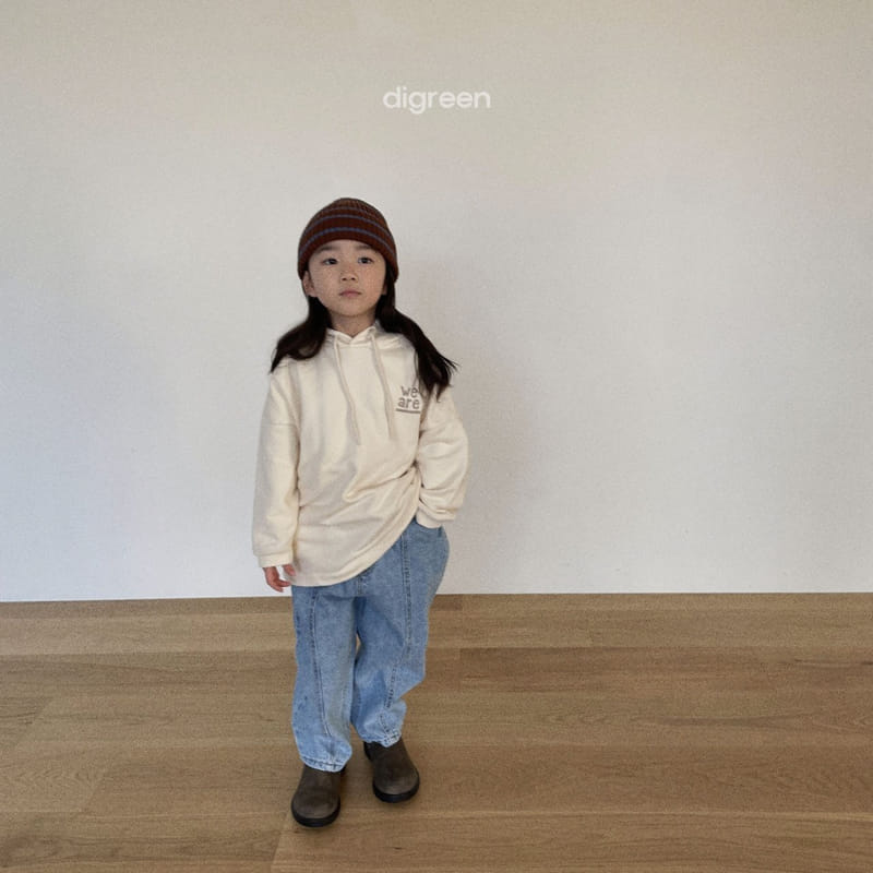 Digreen - Korean Children Fashion - #kidsstore - We Are Long Hoody