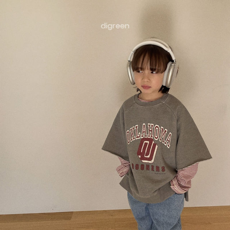 Digreen - Korean Children Fashion - #kidsstore - Pigment Sweatshirt - 7