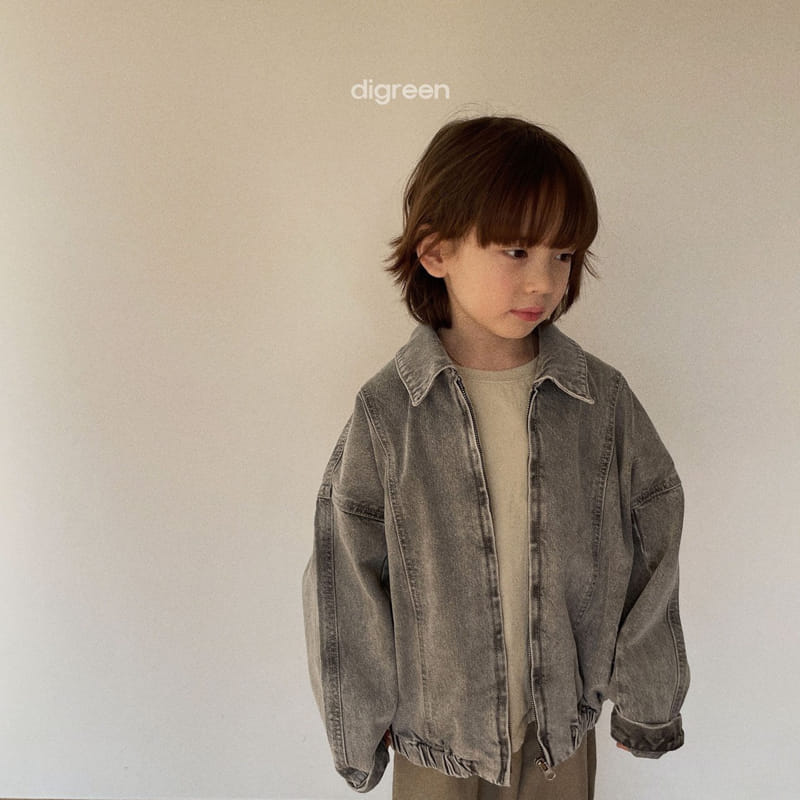 Digreen - Korean Children Fashion - #kidzfashiontrend - Mango Denim Jacket