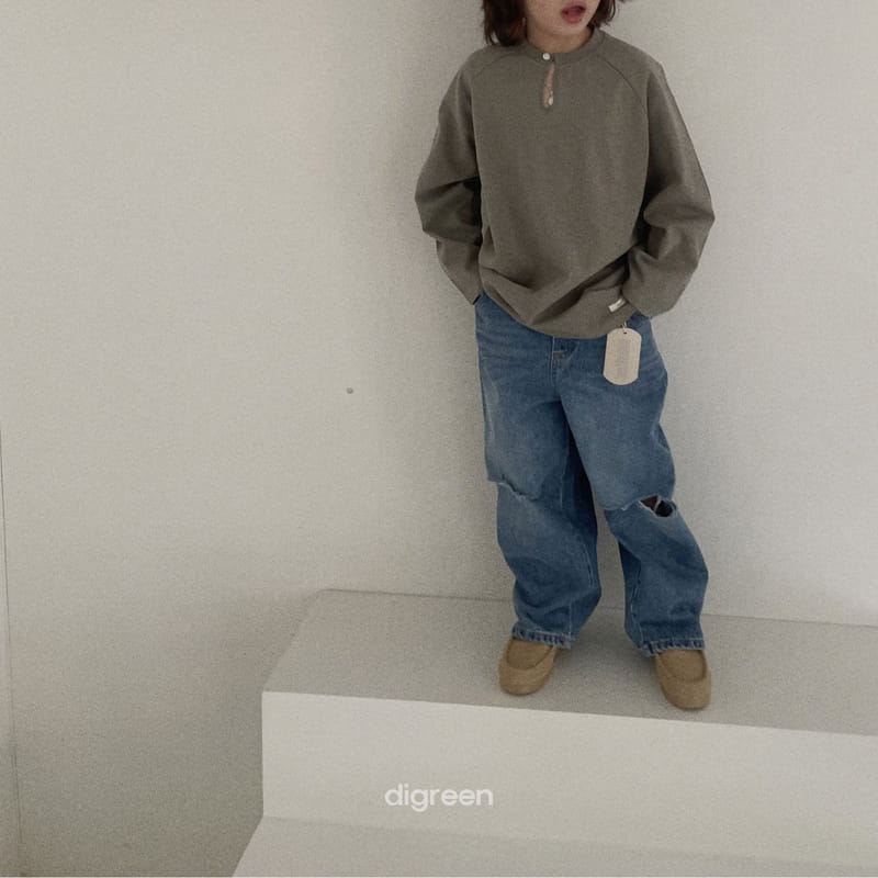Digreen - Korean Children Fashion - #kidzfashiontrend - Cutting Jeans - 8