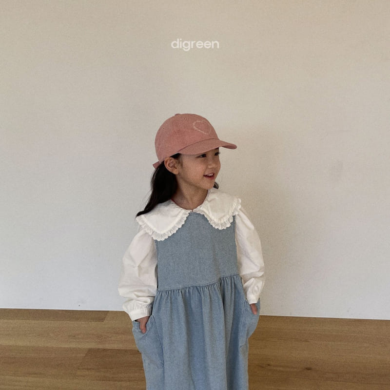 Digreen - Korean Children Fashion - #kidzfashiontrend - Denim One-piece - 10