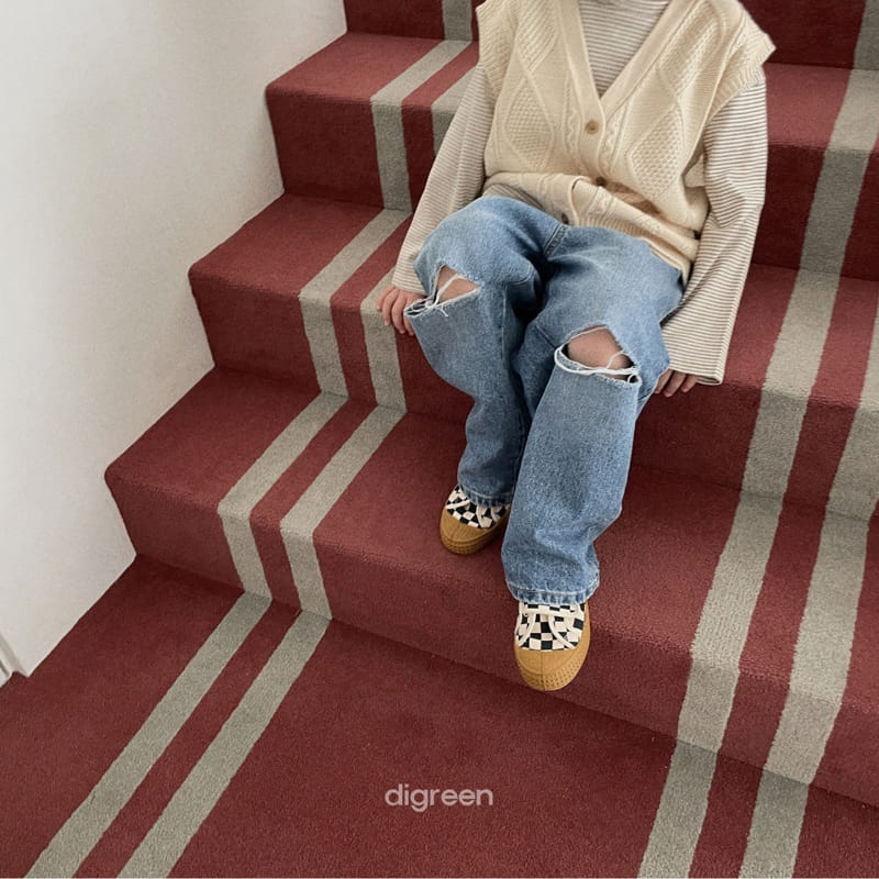 Digreen - Korean Children Fashion - #littlefashionista - Cutting Jeans - 10
