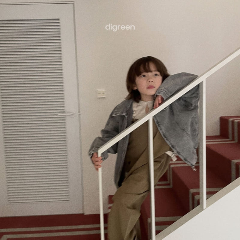 Digreen - Korean Children Fashion - #littlefashionista - Mango Denim Jacket - 4