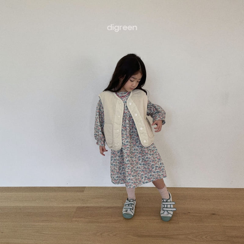 Digreen - Korean Children Fashion - #minifashionista - Puling One-piece - 2