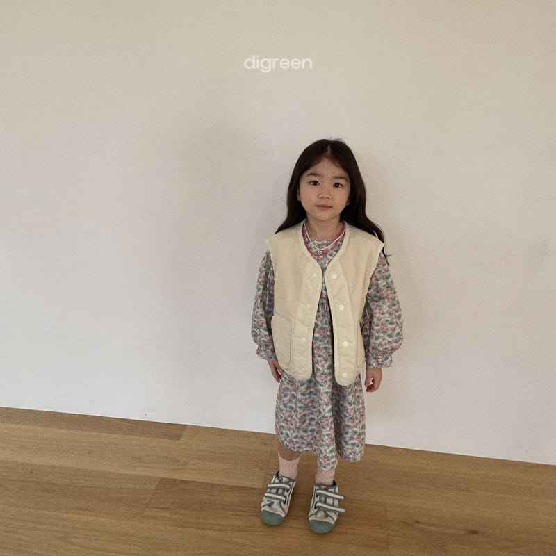 Digreen - Korean Children Fashion - #minifashionista - Reversible Vest