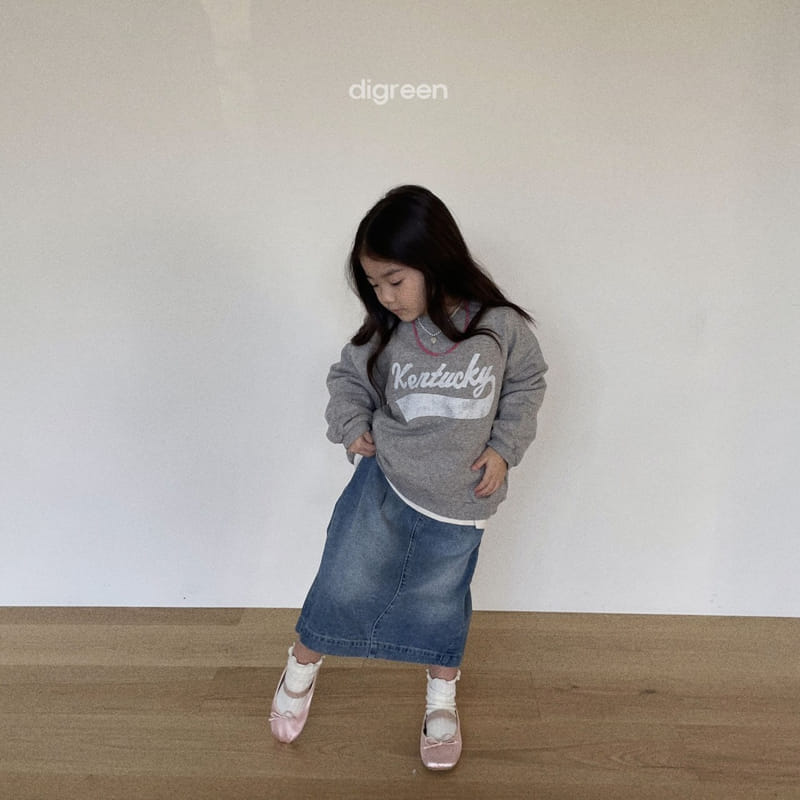 Digreen - Korean Children Fashion - #minifashionista - Denim Skirt - 2