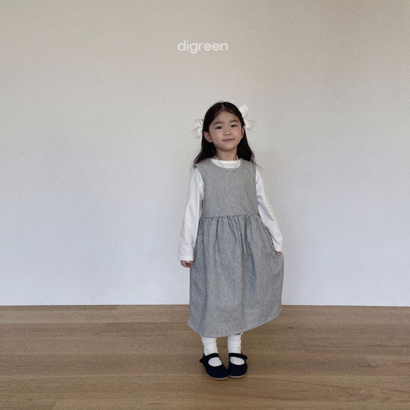 Digreen - Korean Children Fashion - #stylishchildhood - Denim One-piece - 2